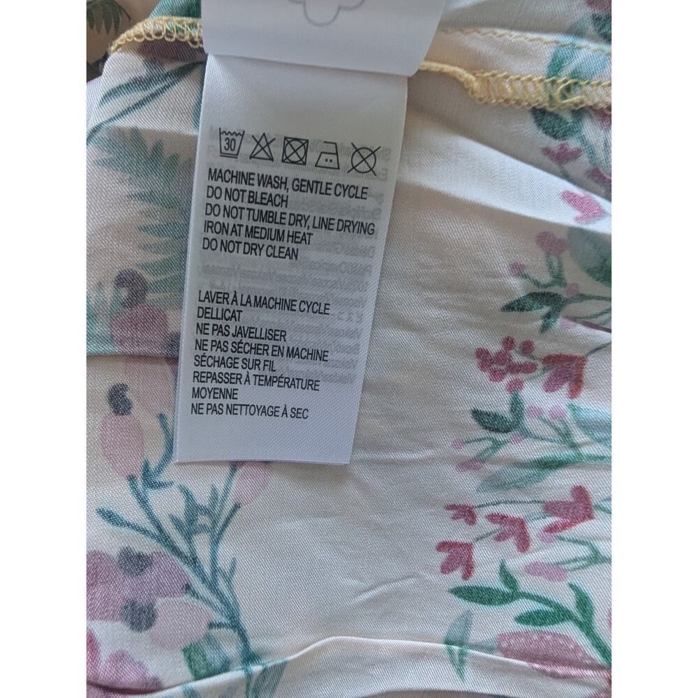 NWT Farm Rio x Anthropologie Long-Sleeve Cutout Maxi Dress Size L Yellow #8A553 - Picture 12 of 13